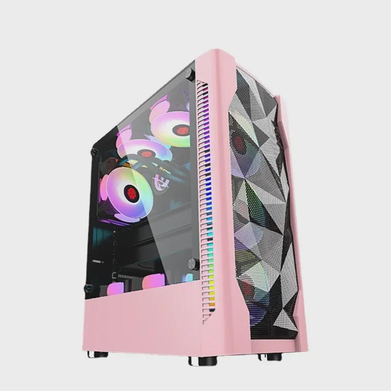 Ice Diamond I Full Side Transparent ATX Gaming PC Case for Water Cooling