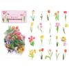 40Pcs/Bag Plant Nature Flower Decorative PVC Sticker Epoxy Resin Crafts Fillers Material for DIY Epoxy Resin Molds Book Decor