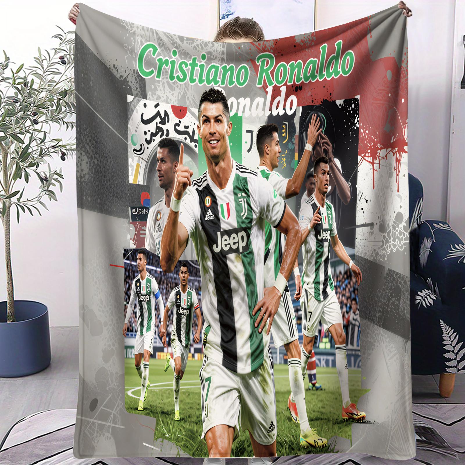 

CCristiano RRonaldo CR7 Blanket For Girl Boy Sofa Office Travel Comfort Leisure Camp Travel Multifunctional Universal Blanket 70x100cm