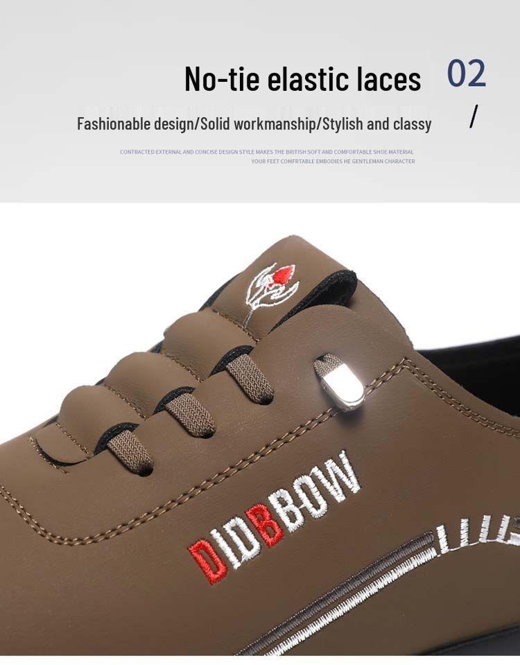 Men's Soft Sole Leather Loafers - 2025 Casual Business Slip-ons for Autumn & Spring