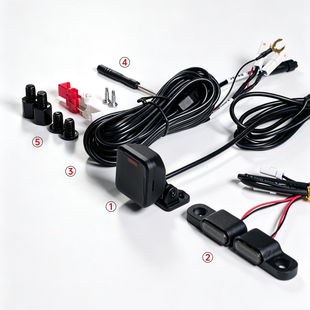 77GHz Radar Vehicle Motorcycle Blind Spot Monitoring Sensor With TTL Interface 70m Car Blind Spot Radar Sensor