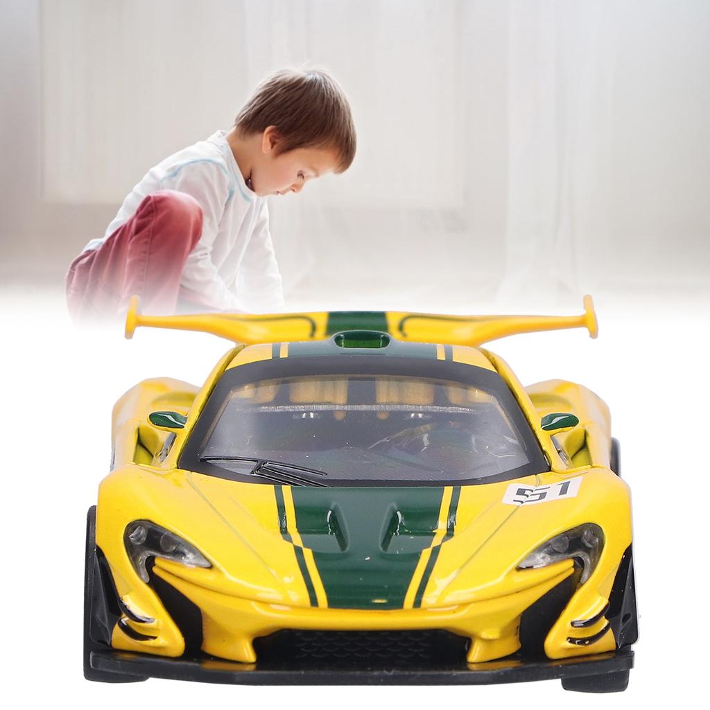 Electronic Openable Door Car Model 1:32 Simulation Pull Back Sports Car Vehicle Model