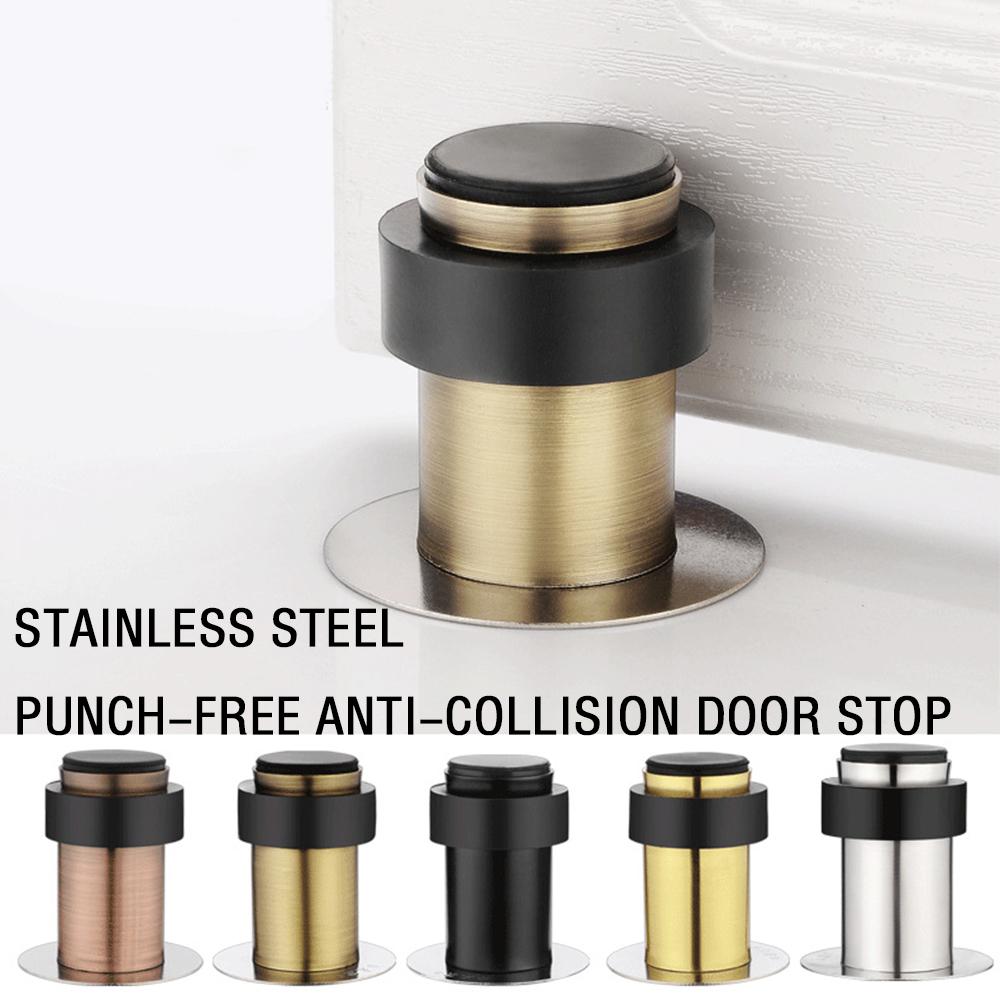 Ogranicznik drzwi ze stali nierdzewnej Ochronna podkładka drzwiowa Ochrona antykolizyjna Samoprzylepny cylindryczny ogranicznik drzwi Ochraniacz ścienny