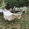 Outdoor Canvas Tasseled Hammock