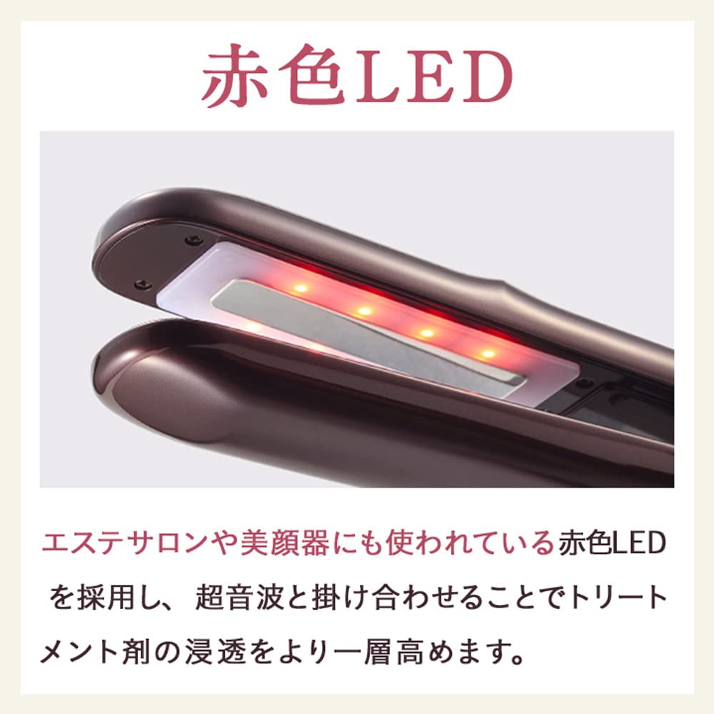 Le Ment Deep Repair Pro Ultrasonic Treatment Device with Red LED, Heating, Enhanced Treatment Penetration, Ultrasonic Iron, and Intensive Treatment