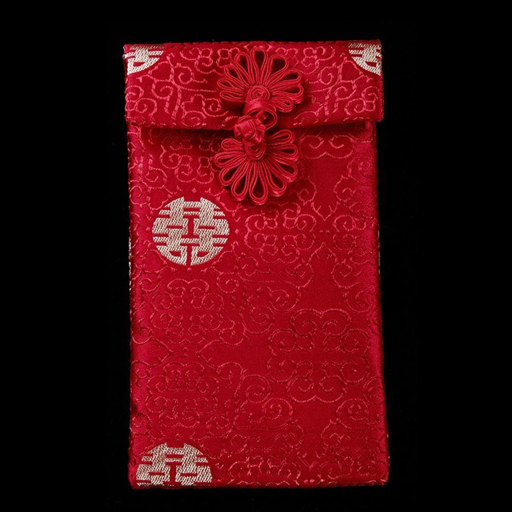 Wishes 2022 New Year Wedding Birthday Spring Festival Red Packets Red Envelope Money Bags HongBao