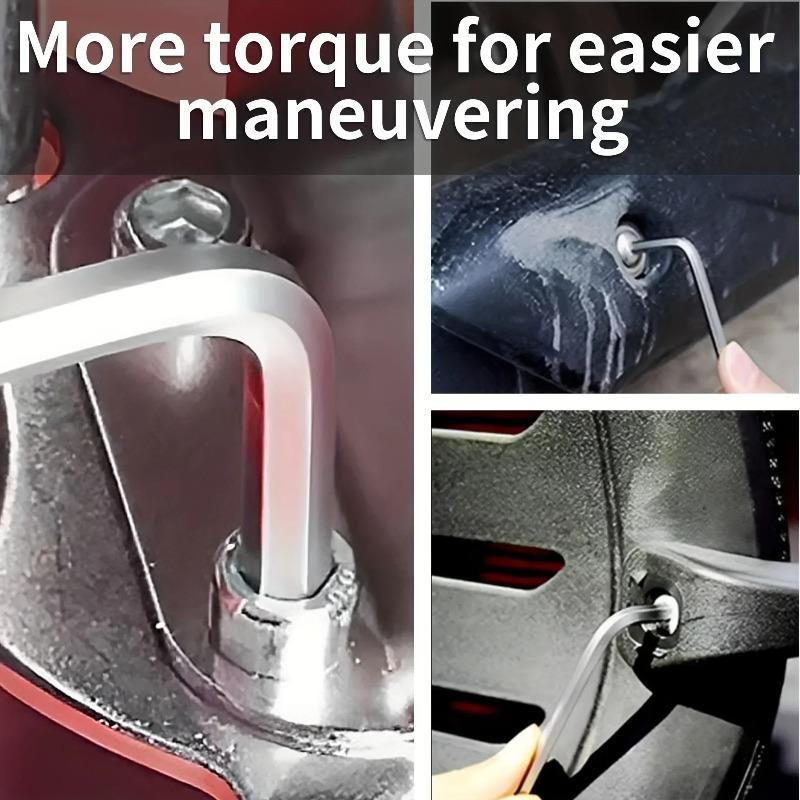 8 Pieces of Hexagonal Wrench Short Arm Tool Set for Easy Carrying in Pockets, Convenient and Practical Maintenance Repair Items
