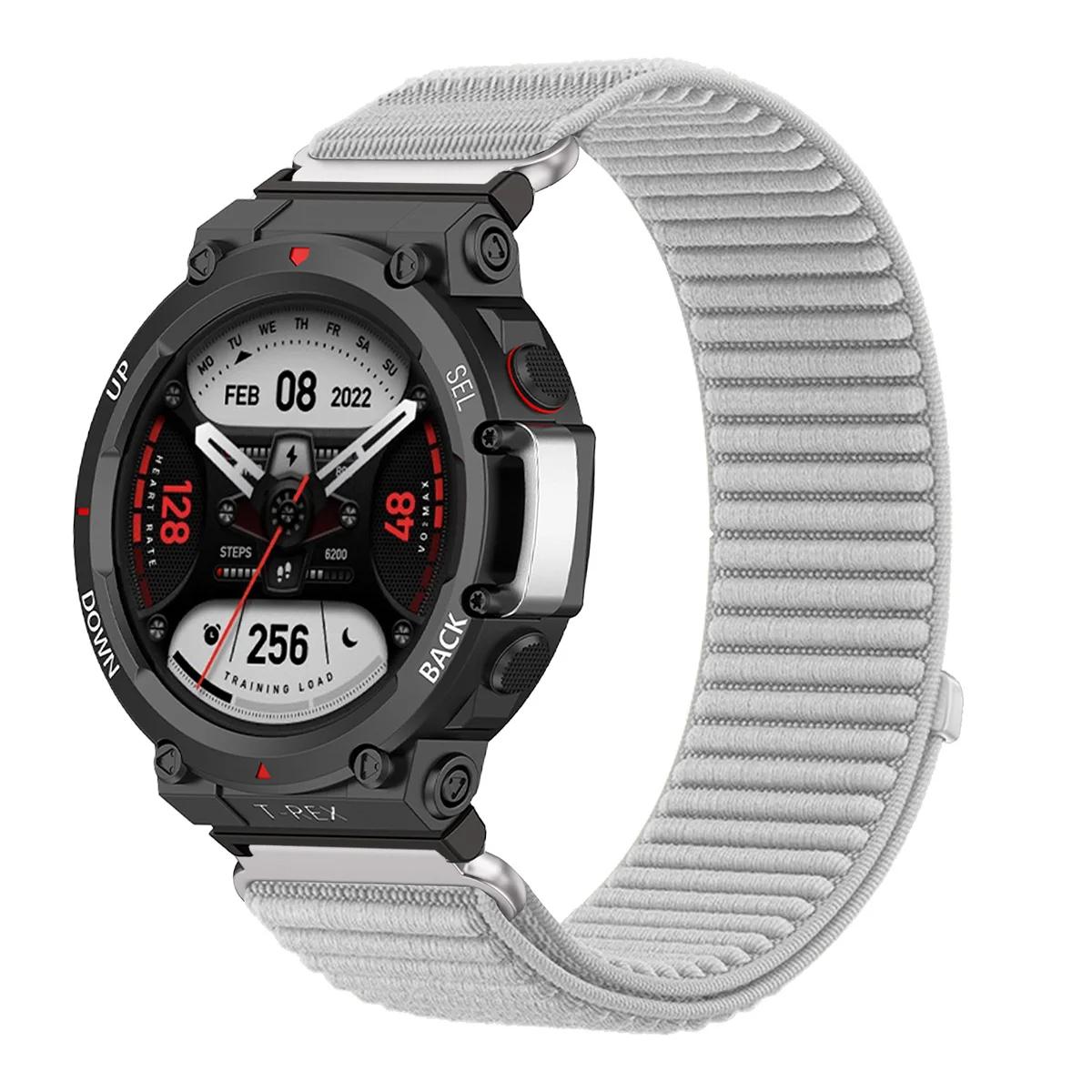 

Нейлоновый ремешок-петля для умных часов Huami Amazfit T-REX 3/2, женский/мужской браслет для Amazfit T-Rex/T-Rex Pro, ремешок на запястье Correa for T-Rex 3