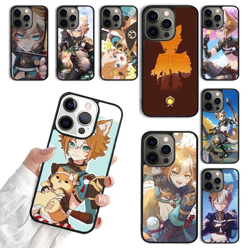 Genshin Impact Gorou Phone Case For iPhone 17 Air 16 15 14 Plus 11 12 13 Pro Max Coque Cover Shell
