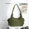 IELGY One-Shoulder Underarm Oxford Cloth Bag Casual Large-Capacity Commuter Simple Female Bag