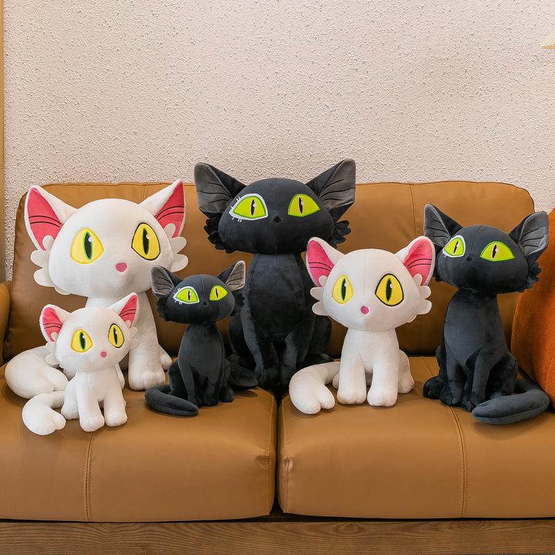 

Suzume no Tojimari Ringa s Journey Black & White Cat Plush Toy 26 cm