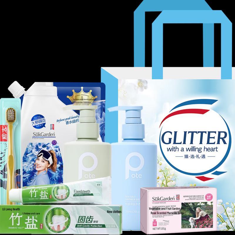 Bamboo Salt Sensitive Teeth Toothbrush Set