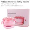 Foldable Silicone Wax Melting Machine With Portable Design And Easy Demold Feature For Home Hair Removal Waxing Beauty Care