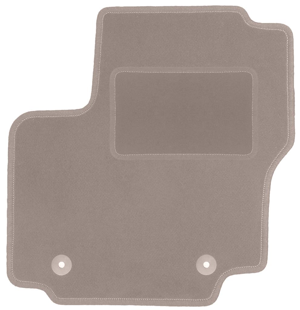 Beige driver's mat for: Ford S-MAX MK1 minivan (2006-2012)