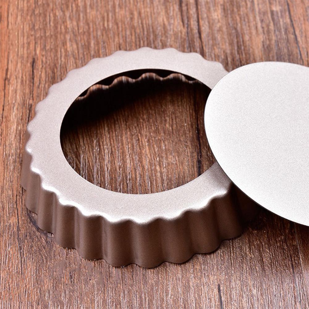 Cake Dessert with Removable Bottom Mini Non-stick Quiche Mould Tart Pan Pie Mold Baking Tool