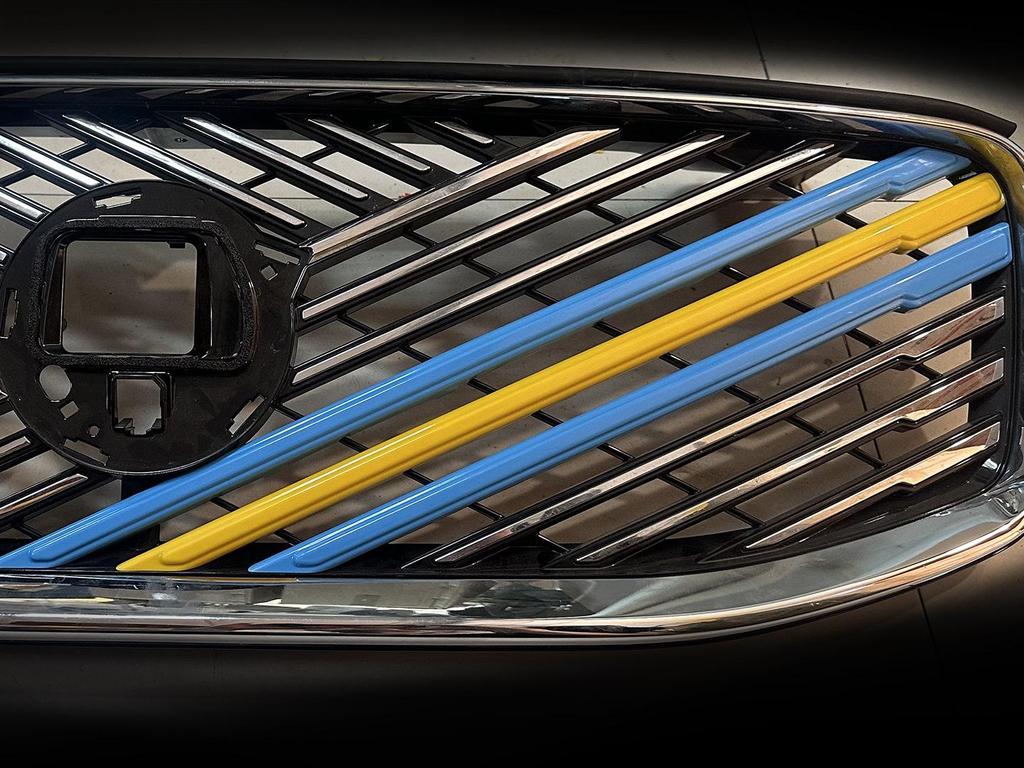 Volvo XC60/S90/XC90 Dreifarbiger Kühlergrill Zierleiste