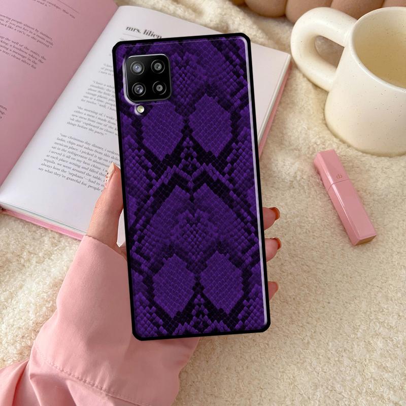 Python Snake Skin For Samsung Galaxy A56 A54 A34 A14 A06 A16 A26 A36 A12 A32 A52 A13 A33 A53 A15 A35 A55 Case
