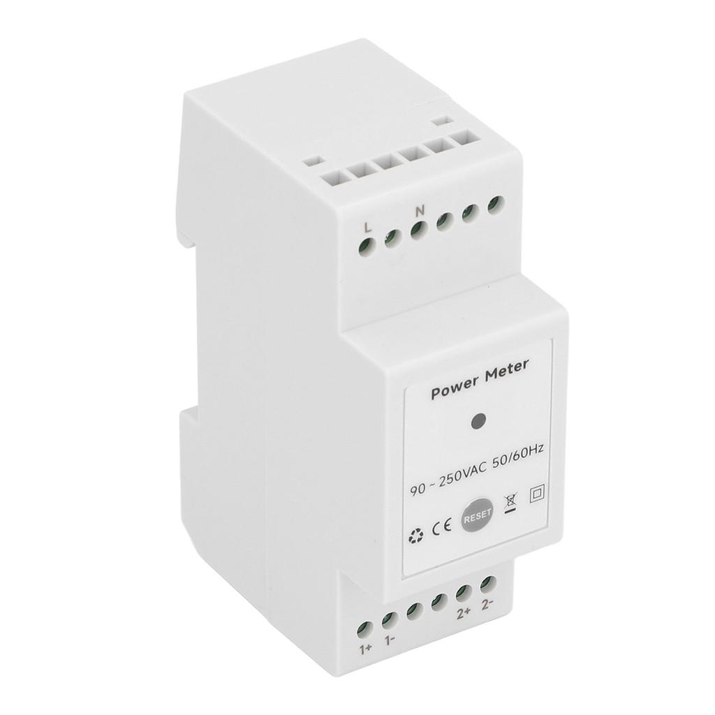 90‑250VAC Smart Energy Meter WiFi Single Phase Electricity Monitoring Meter with 2 200A Split Type Current Transformer