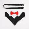 Formal Pet British Wedding Party Suit Scarf Bow Tie Collar Dog Triangle Towel Saliva Towel Pet Clothes Decoration Accessories