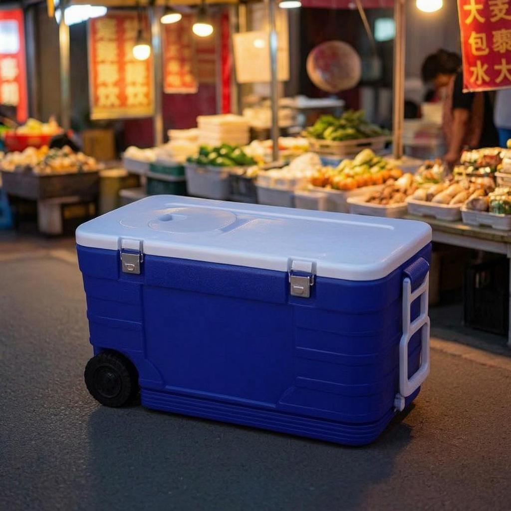 Insulated Container with Ice Pack Food-Grade Chiller Rigid Outer