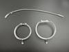 Compatible Daytime Running Light Guide Ring for 2014-2017 BMW 5 Series F10/F18 Headlights