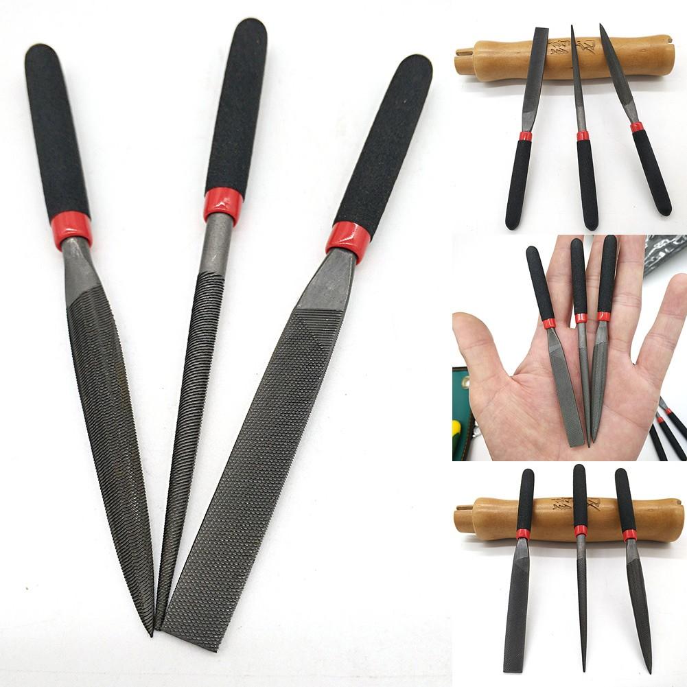 Mini Steel Files Mini Needle File For Stone Glass Metal Carving Craft Flat File