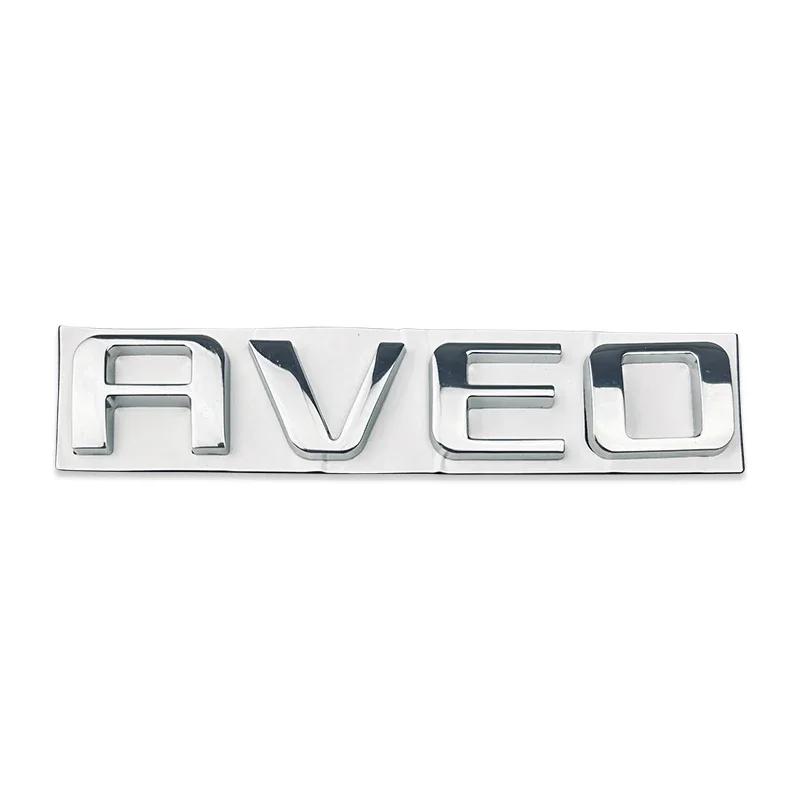 

12.3x2.2cm Metal for Chevrolet AVEO Car Rear Trunk Letter Emblem Sticker Auto Decoration Accessories Badge Decals Modified parts