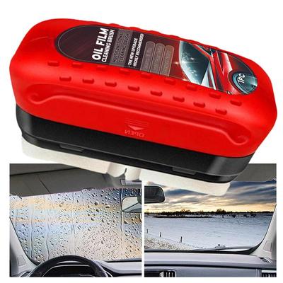 Car Oil Film Cleaning Brush Car Cleaning Brush Agent Cleaning Car Window Glass Cleaner Removing Oil Film Milk Car Polishing