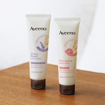 Aveeno Stress Relief Handcreme 50 g, wählen Sie 1 von 2 Sorten (Lavendelduft/Grapefruitduft)