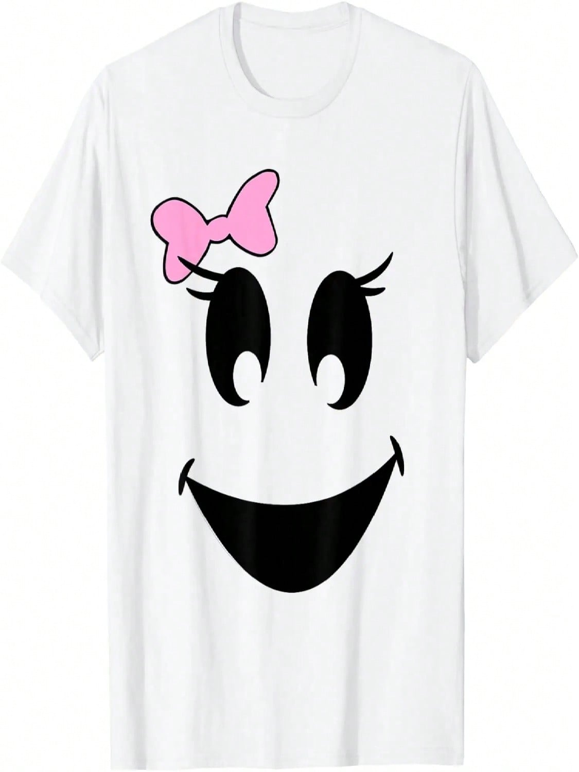 Cute Girl Ghost With Bow Ghoul Face Halloween T Shirt S разноцветный