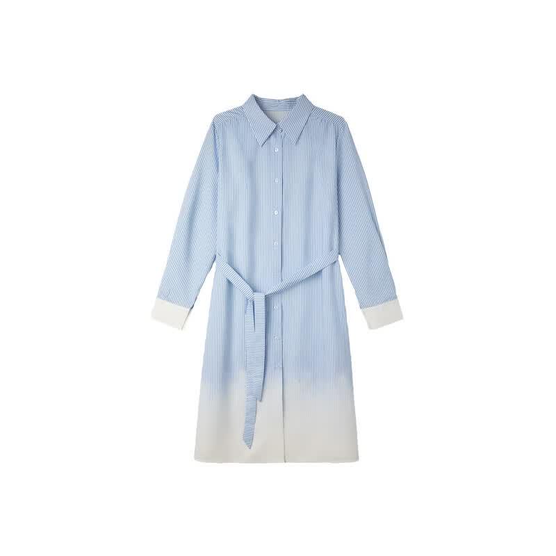 Demana Gradient Stripe Commuter Dress