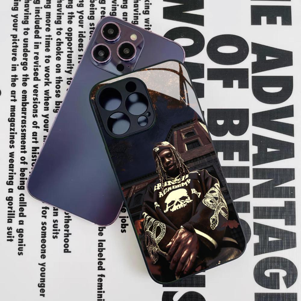 Chief Keef American Rapper Phone Case for Iphone 17 16 15 14 12 11 13 Pro Max Mini X Air Puls Black Glass Cover