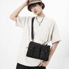Men's Trendy Japanese Casual Canvas Shoulder Bag, Street Fashion Sports Hip-hop Crossbody Bag, Instagram Trendy Small Bag