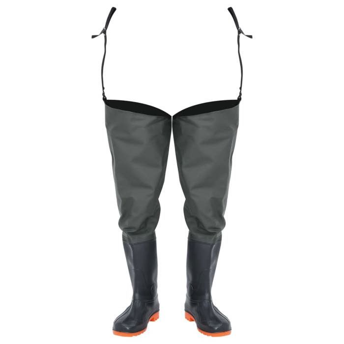 VidaXL Cuissardes vert foncé taille 38-46 PVC