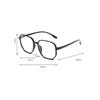 New Finished Myopia Glasses Men Women Large Eyewear Ultralight Square Big Frame Near Sight Eyeglasses Diopter 0 To -4.0