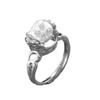 Gothic Dark Style Color Blocked Skull Ring For Men And Women Daily Charming Jewelry Gift