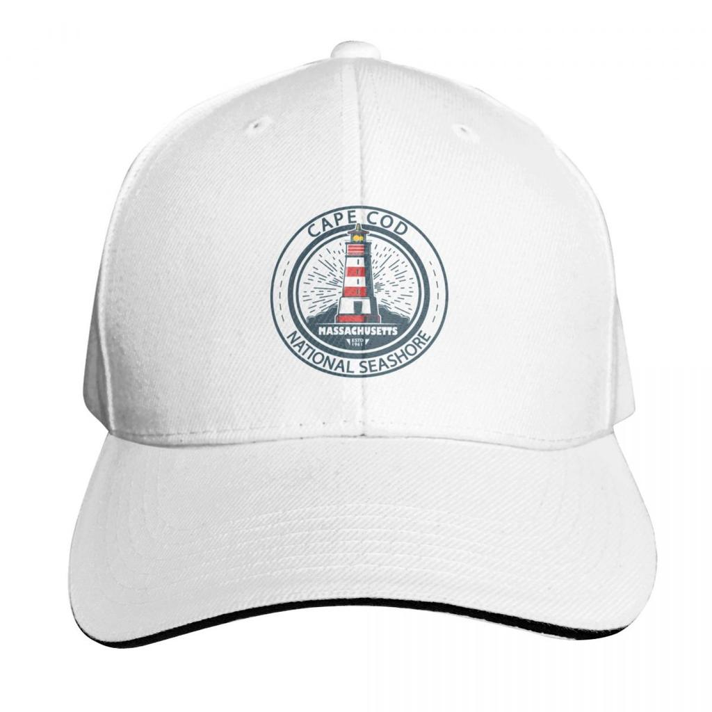Cape Cod National Seashore Massachusetts Badge Baseball Cap Birthday Hat Unisex Luxury Caps GirlS Hats Unisexs
