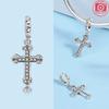 925 Silver Bracelet Diy Anniversary Gift Jewelry Charms Beads Colorful Air Balloon Cross Angel Red Rose Beads