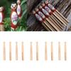 10 Stück Natürliche Holz-Wäscheklammern Holz Vintage Klammer Puppe Party Basteln