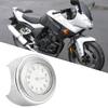 2225mm   Motorcycle Handlebar Clock Metal Mount Hand Grip Bar   Watch (Black  )