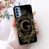 Transparent Für Oppo Reno4 4G Hülle CPH2113 Luxuriöse Krone A-Z Buchstaben 2D Flaches Muster Weicher Bumper Für Oppo Reno 4 4G Handyhülle