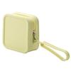 Candy Color Silicone Makeup Bag,Portable Lanyard Cosmetic Case Waterproof Zipper Toiletries Pouch,Mini Wallet Coin Purse