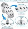 High Pressure Powerful Rain Showerhead Chrome ABS Shower Head