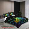 3-piece set, colorful basketball pattern printed duvet set, queen, king, double bed, party  funny and creative bedding set