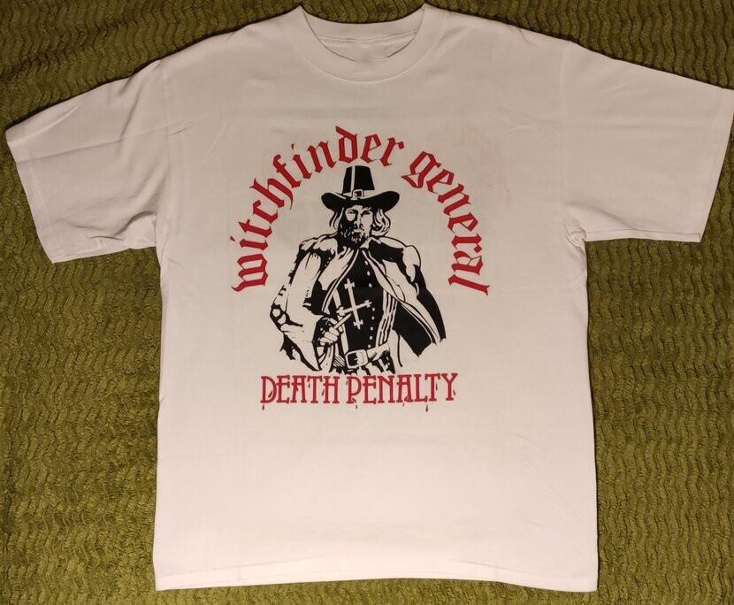 

Witchfinder General Death Penalty Album Adult Cotton T-Shirt Full Size UU272 2XL