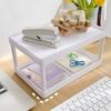 Multifunctional Desktop Cosmetic Storage Rack Office Storage Box Organizer Stationery Sorting Rack Double-layer Storage Rack