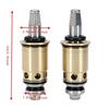 2pcs set Hot Cold Water Faucet Cartridge Brass Material Water Valve Core  For Faucet Repair