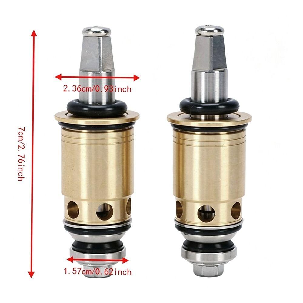 2pcs set Hot Cold Water Faucet Cartridge Brass Material Water Valve Core For Faucet Repair