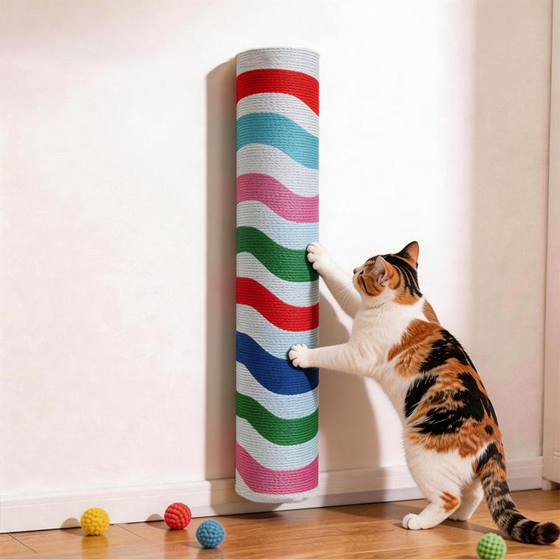 High-Adhesion Cat Scratching Post,Pet Toy,Suitable for Cats' Indoor Claw Sharpening Play,Furniture Protection Scratching Board