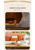 Dimmable Wooden Mushroom Night Light - USB Rechargeable Bedside Lamp with Eye Protection